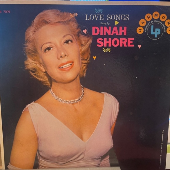 Other - Dinah Shore – Love Songs, Sung By Dinah Shore Vinyl, LP 1958Harmony 205584148353